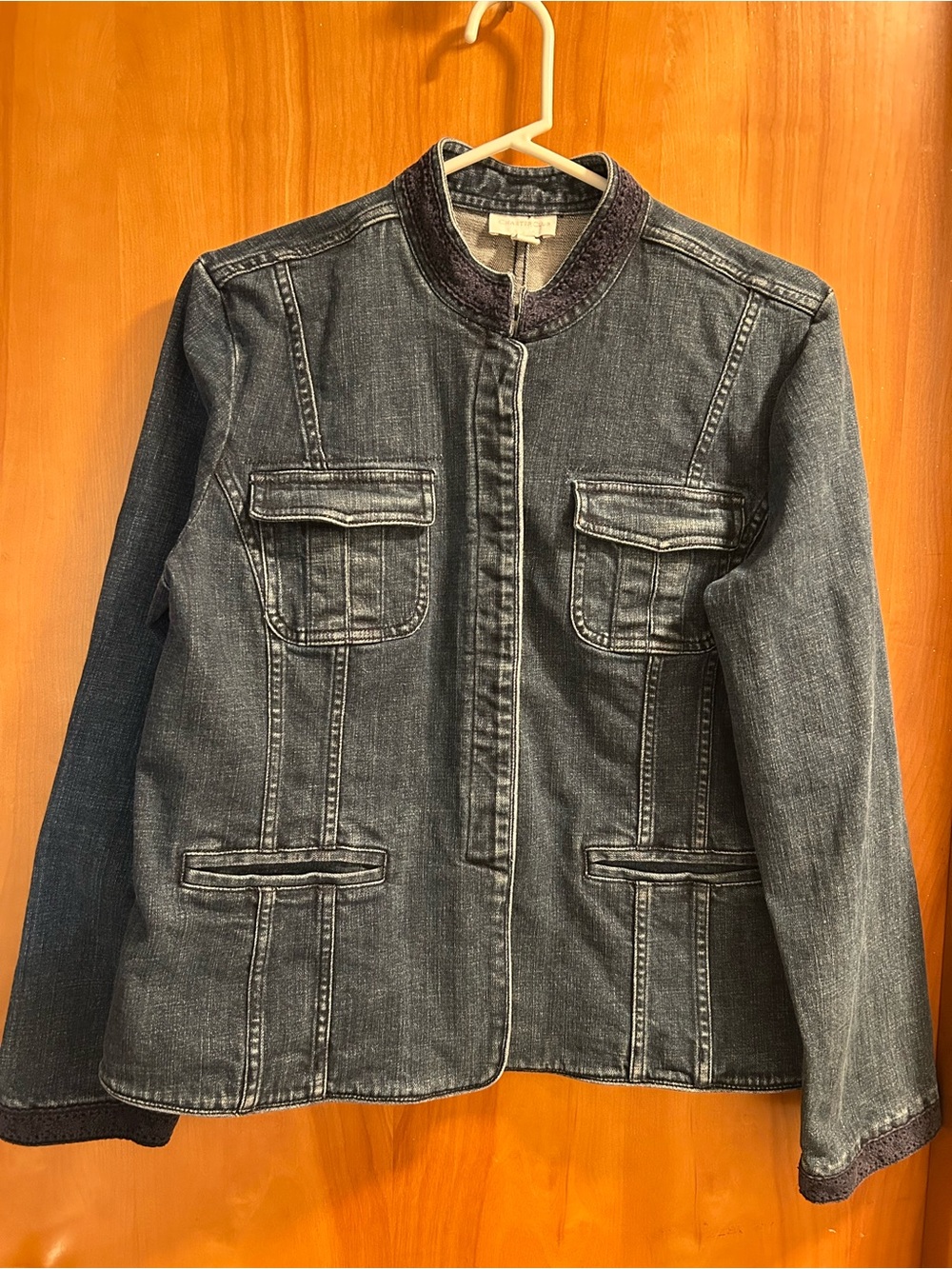 Charter Club Women's Denim Utility Jacket